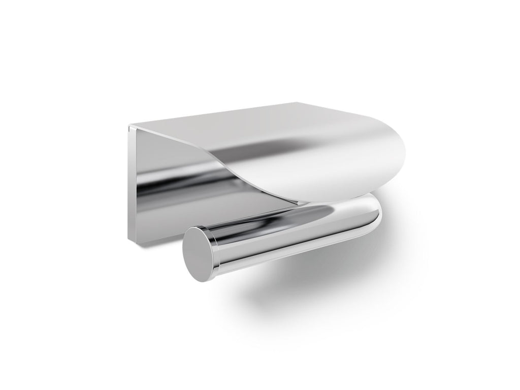 KOHLER K-97503-CP Avid Covered Toilet Paper Holder - Polished Chrome