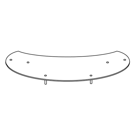 KOHLER Acrylic Plate (White) - Amber, K-97558-A