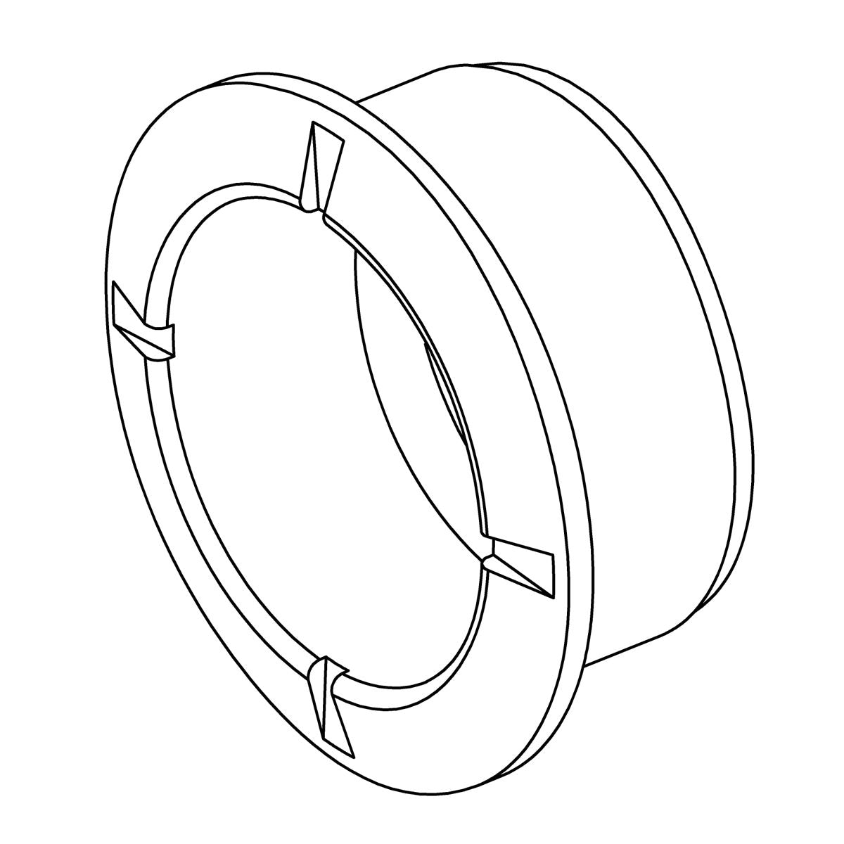 KOHLER Flange, Jet - White, K-97768-0