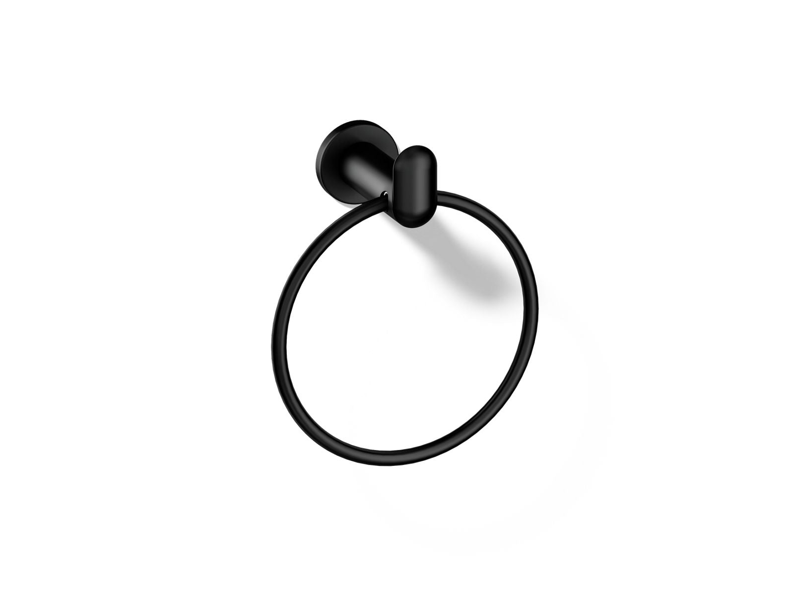 KOHLER K-97898-BL Kumin Towel Ring - Matte Black