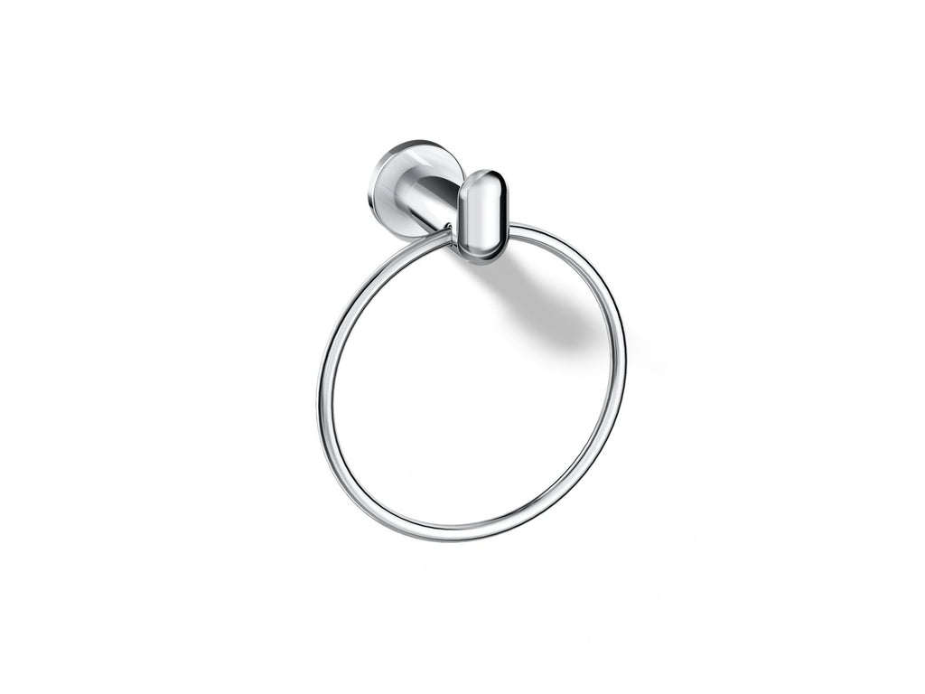 KOHLER K-97898-CP Kumin Towel Ring - Polished Chrome