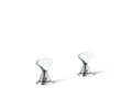KOHLER K-98068-6-CP Artifacts T-Handle Bathroom Sink Faucet Handles - Polished Chrome