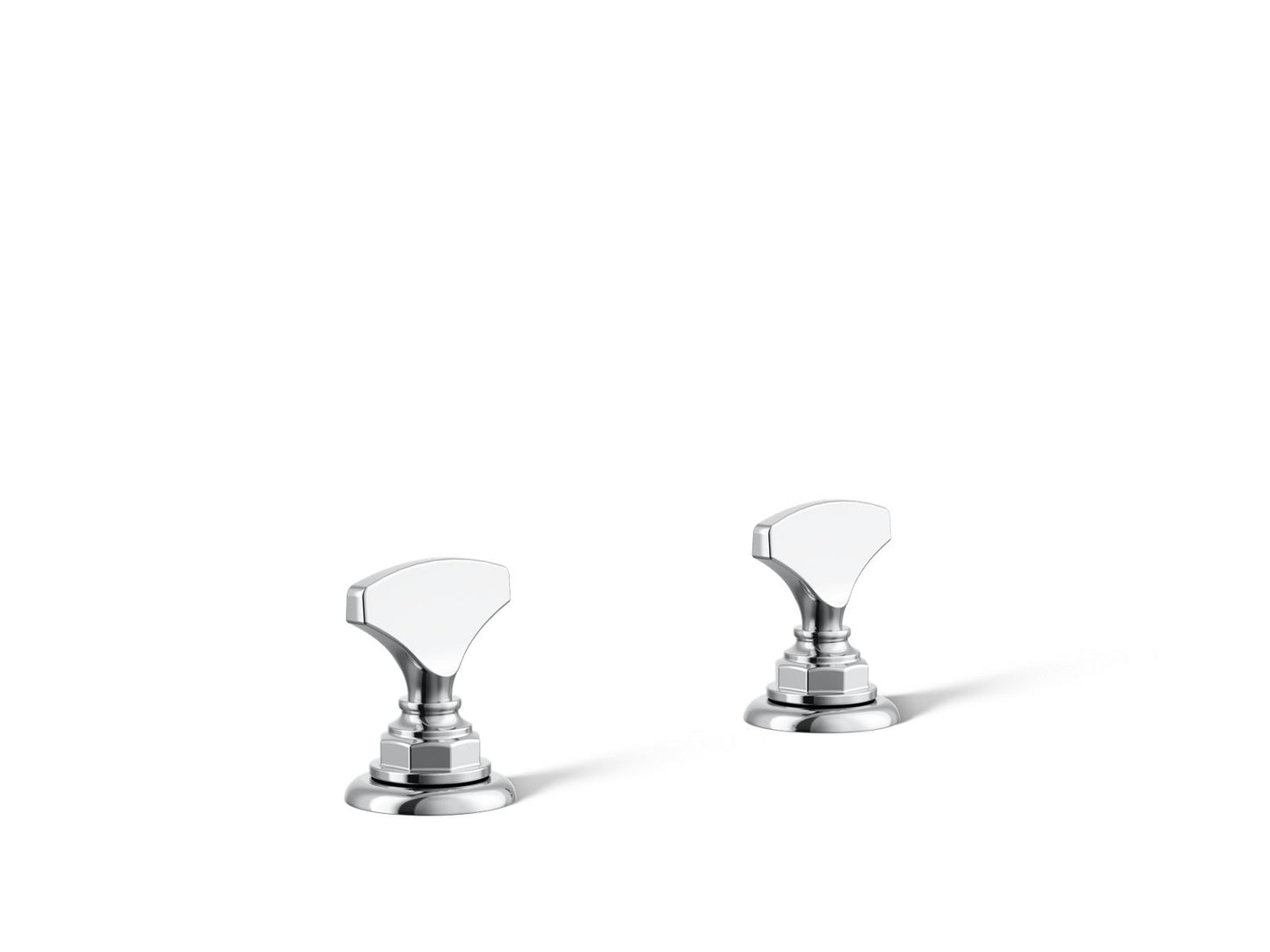 KOHLER K-98068-6-CP Artifacts T-handle bathroom sink faucet handles - Polished Chrome