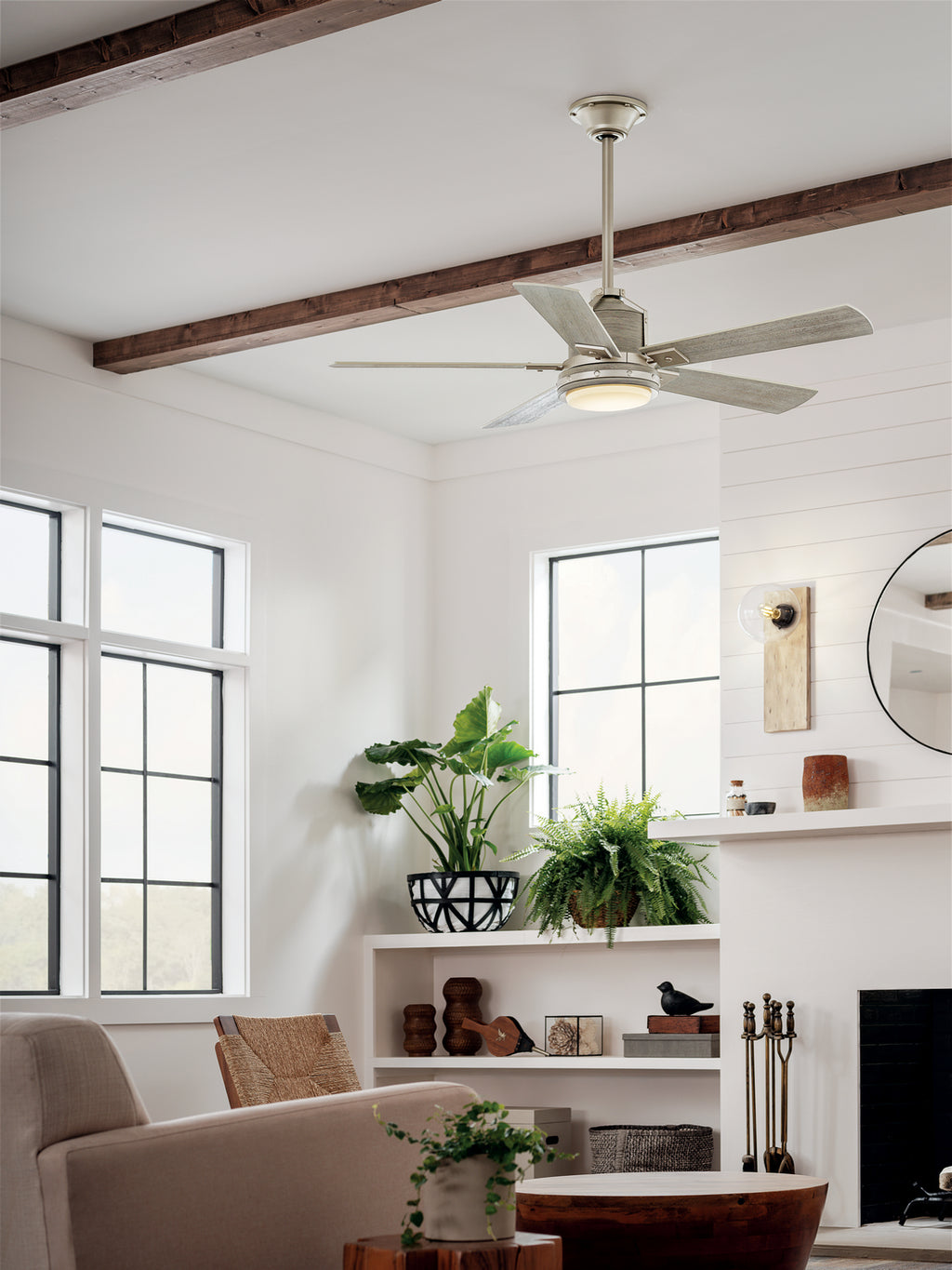 KICHLER 300052NI Colerne Led 52" Fan Brushed Nickel