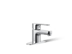 KOHLER K-98146-4-CP July Single-Handle Bathroom Sink Faucet, 1.2 Gpm - Polished Chrome