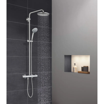 GROHE 26419000 Euphoria Thermostatic Shower System - Chrome