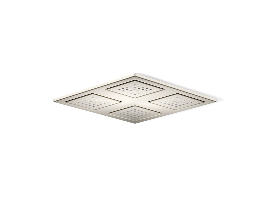KOHLER K-98740-BN Watertile Rain Overhead Shower Panel With Four 22-Nozzle Sprayheads - Vibrant Brushed Nickel