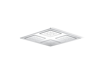 KOHLER K-98740-CP WaterTile Rain Overhead shower panel with four 22-nozzle sprayheads - Polished Chrome