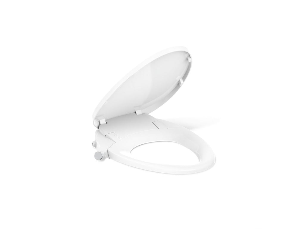 KOHLER K-98804-CP-0 Purewash M300 Elongated Manual Bidet Toilet Seat - White
