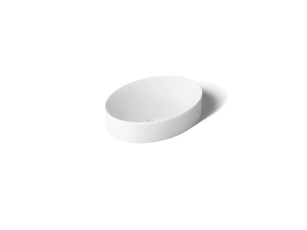 KOHLER K-99183-0 Vox 20" Oval Vessel Bathroom Sink - White