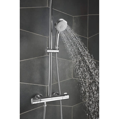 GROHE 26421000 Tempesta Thermostatic Shower System, - Chrome
