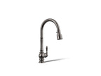 KOHLER K-99259-TT Artifacts Pull-Down Kitchen Sink Faucet With Three-Function Sprayhead - Vibrant Titanium