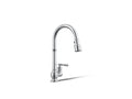 KOHLER K-99260-CP Artifacts Pull-Down Kitchen Sink Faucet With Three-Function Sprayhead - Polished Chrome