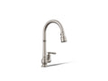 KOHLER K-99260-VS Artifacts Pull-Down Kitchen Sink Faucet With Three-Function Sprayhead - Vibrant Stainless