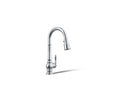 KOHLER K-99261-CP Artifacts Pull-Down Kitchen Sink Faucet With Three-Function Sprayhead - Polished Chrome