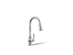 KOHLER K-99261-CP Artifacts Pull-Down Kitchen Sink Faucet With Three-Function Sprayhead - Polished Chrome