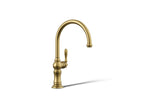 KOHLER K-99263-2MB Artifacts Single-Handle Kitchen Sink Faucet - Vibrant Brushed Moderne Brass
