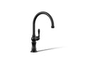KOHLER K-99263-BL Artifacts Single-Handle Kitchen Sink Faucet - Matte Black