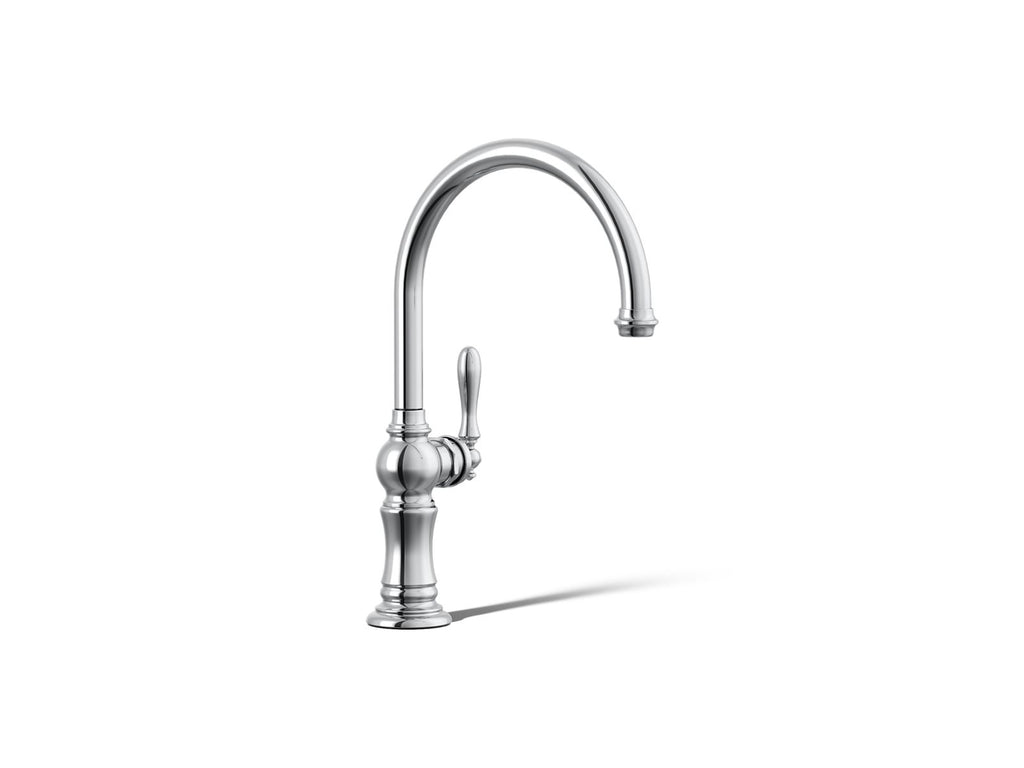 KOHLER K-99263-CP Artifacts Single-Handle Kitchen Sink Faucet - Polished Chrome