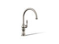 KOHLER K-99263-VS Artifacts Single-Handle Kitchen Sink Faucet - Vibrant Stainless