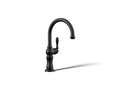 KOHLER K-99264-BL Artifacts Single-Handle Kitchen Sink Faucet - Matte Black