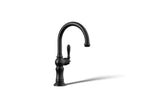 KOHLER K-99264-BL Artifacts Single-Handle Kitchen Sink Faucet - Matte Black