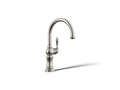 KOHLER K-99264-SN Artifacts Single-Handle Kitchen Sink Faucet - Vibrant Polished Nickel