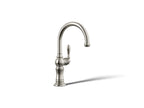 KOHLER K-99264-SN Artifacts Single-Handle Kitchen Sink Faucet - Vibrant Polished Nickel