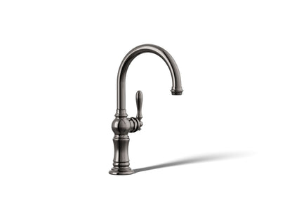 KOHLER K-99264-TT Artifacts Single-handle kitchen sink faucet - Vibrant Titanium