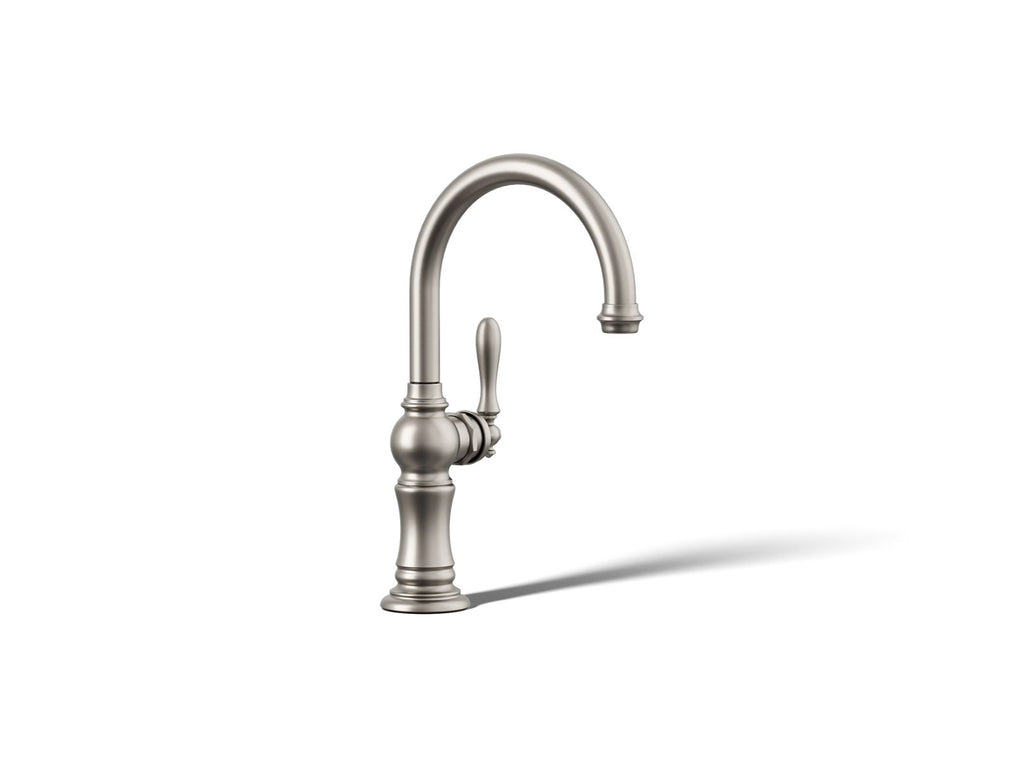 KOHLER K-99264-VS Artifacts Single-Handle Kitchen Sink Faucet - Vibrant Stainless