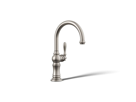KOHLER K-99264-VS Artifacts Single-handle kitchen sink faucet - Vibrant Stainless