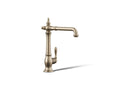 KOHLER K-99266-BV Artifacts Single-Handle Kitchen Sink Faucet - Vibrant Brushed Bronze