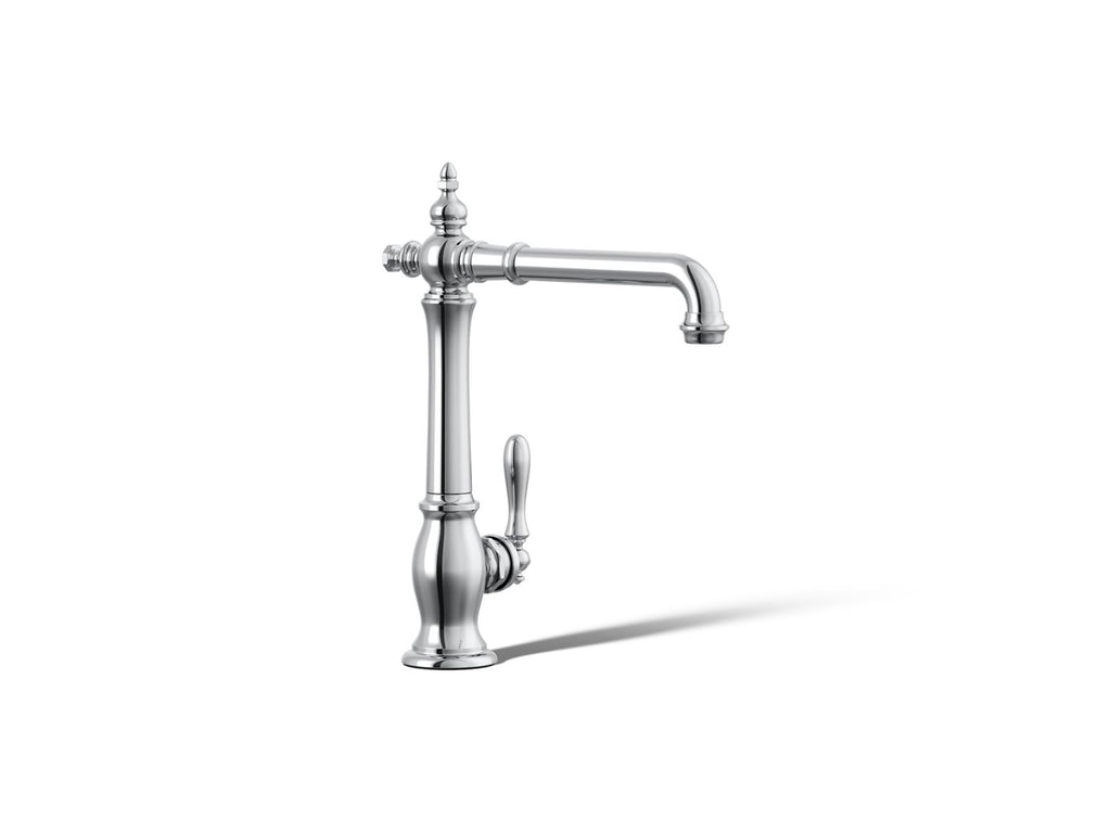 KOHLER K-99266-CP Artifacts Single-Handle Kitchen Sink Faucet - Polished Chrome