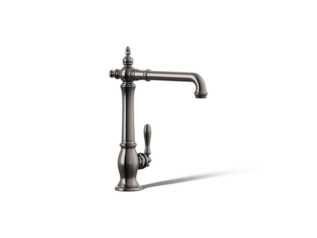 KOHLER K-99266-TT Artifacts Single-Handle Kitchen Sink Faucet - Vibrant Titanium