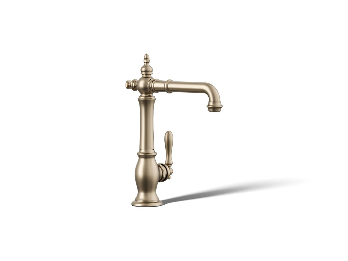 KOHLER K-99267-BV Artifacts Single-Handle Bar Sink Faucet - Vibrant Brushed Bronze