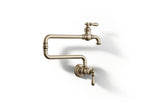 KOHLER K-99270-BV Artifacts Wall-Mount Pot Filler - Vibrant Brushed Bronze