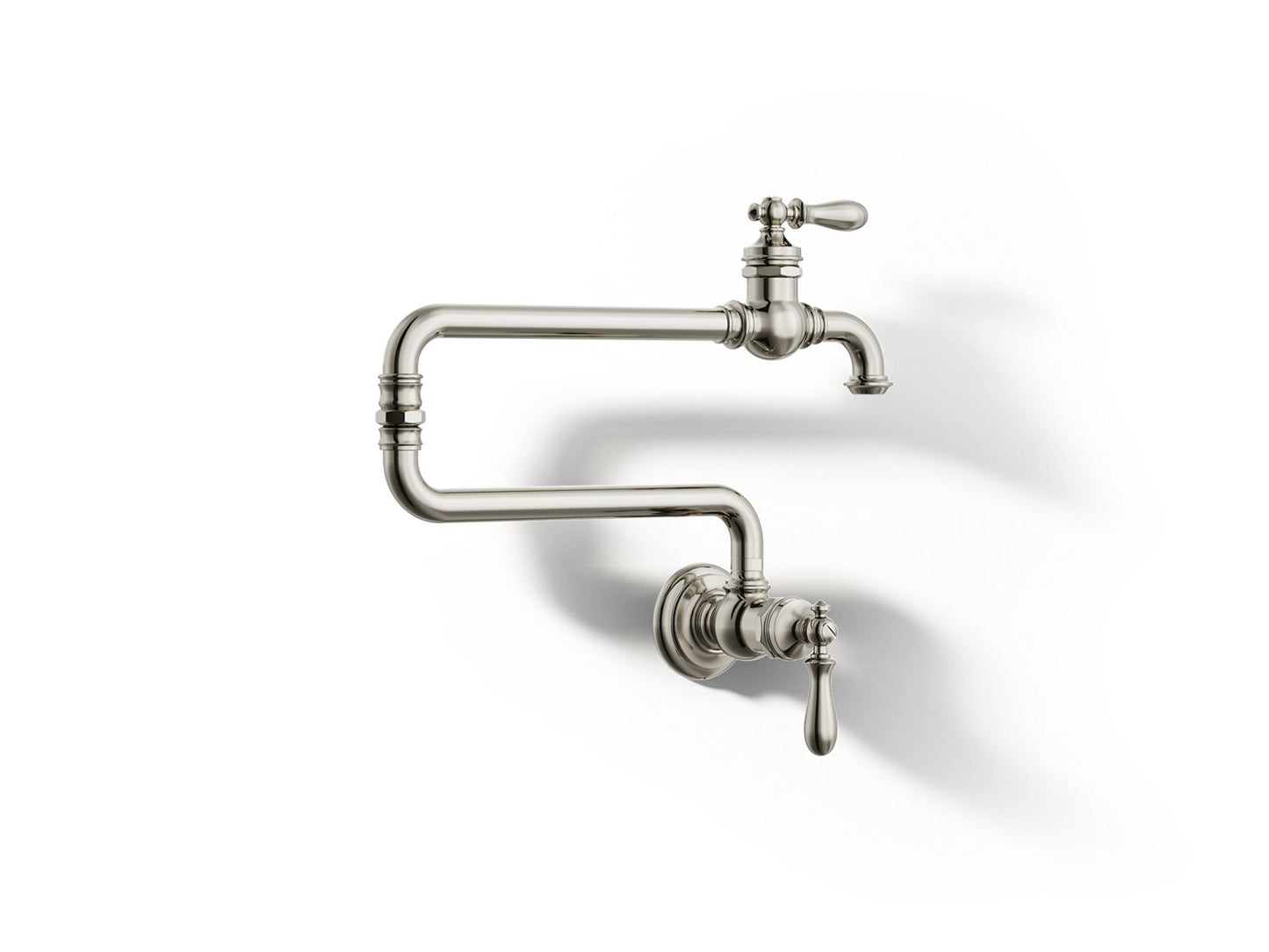 KOHLER K-99270-SN Artifacts Wall-mount pot filler - Vibrant Polished Nickel
