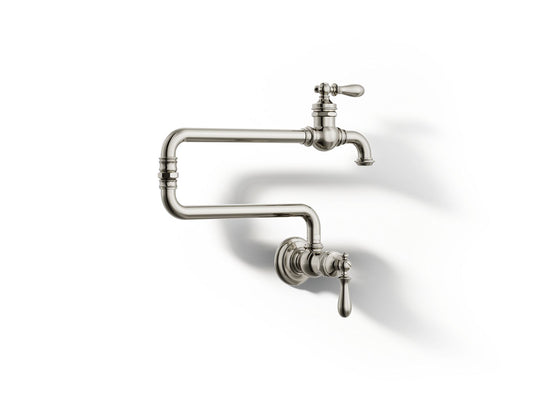 KOHLER K-99270-SN Artifacts Wall-mount pot filler - Vibrant Polished Nickel