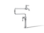 KOHLER K-99271-CP Artifacts Deck-Mount Pot Filler - Polished Chrome