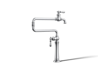 KOHLER K-99271-CP Artifacts Deck-mount pot filler - Polished Chrome