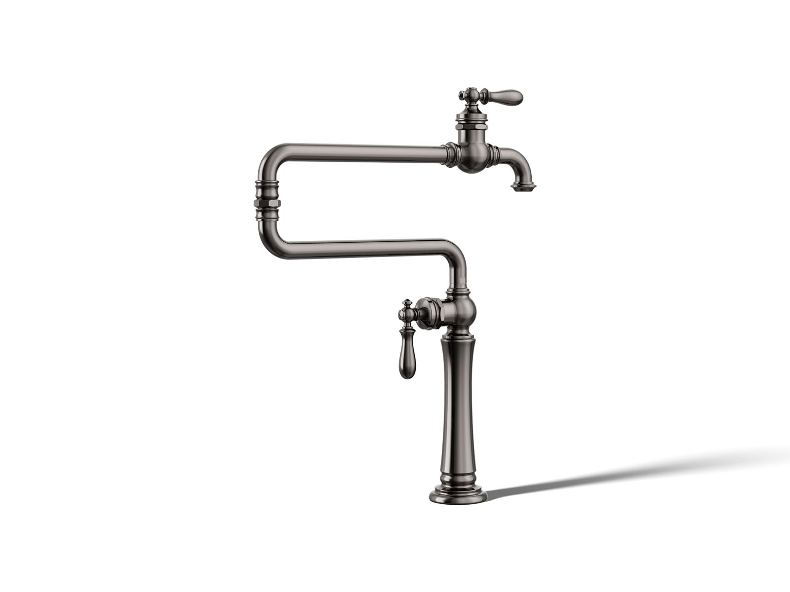 KOHLER K-99271-TT Artifacts Deck-Mount Pot Filler - Vibrant Titanium
