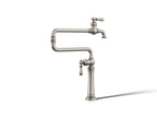 KOHLER K-99271-VS Artifacts Deck-Mount Pot Filler - Vibrant Stainless