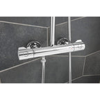 GROHE 26421000 Tempesta Thermostatic Shower System, - Chrome