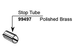 MOEN 99497 Legend Stop Tube - Polished Brass