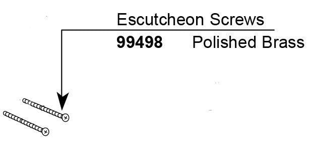 MOEN 99498 Legend Escutcheon Screws For The  Collection Tub/Shower Escutcheon - Polished Brass