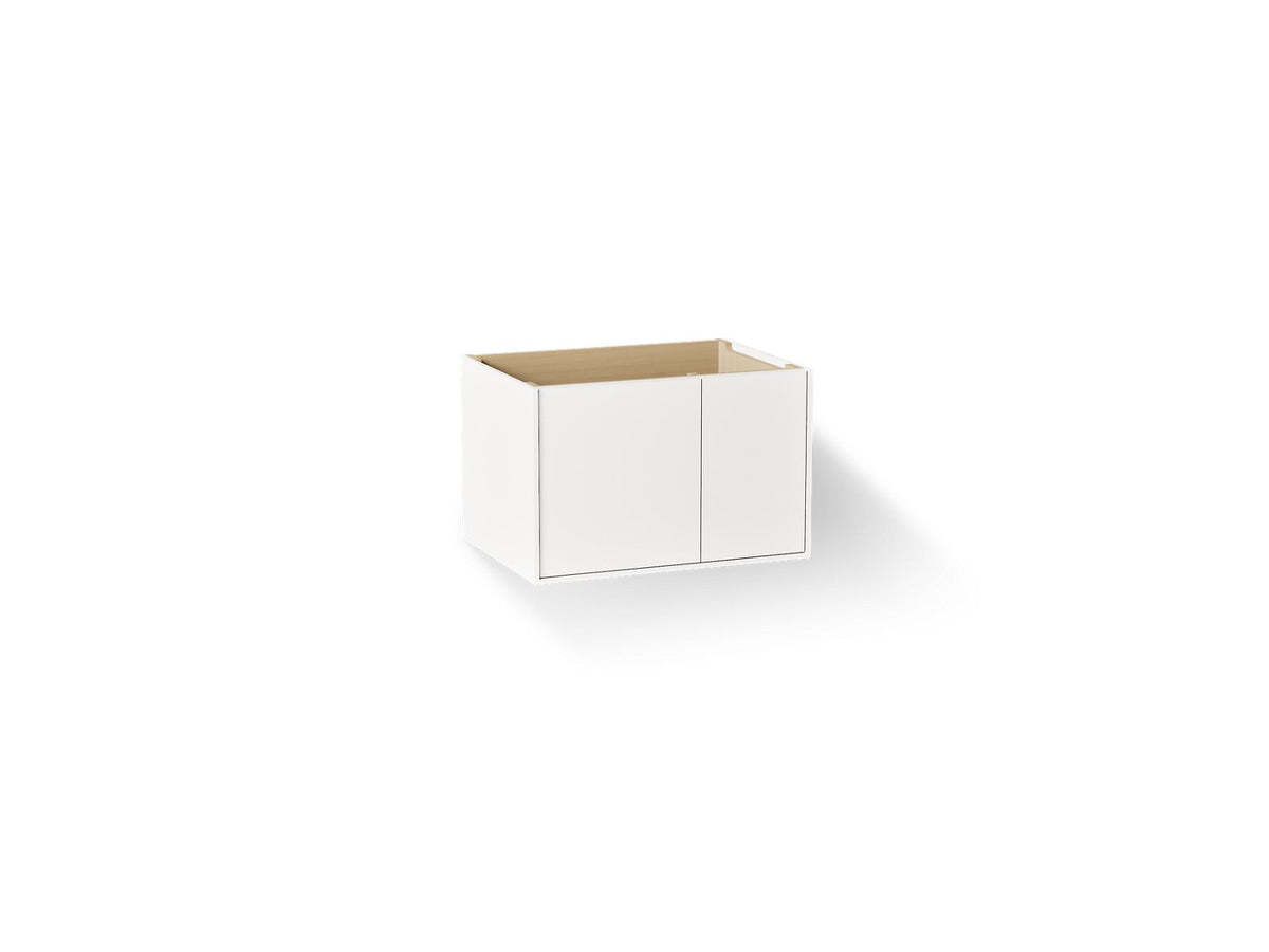 KOHLER K-99541-R-1WA Jute 30" Wall-Hung Bathroom Vanity Cabinet - Linen White