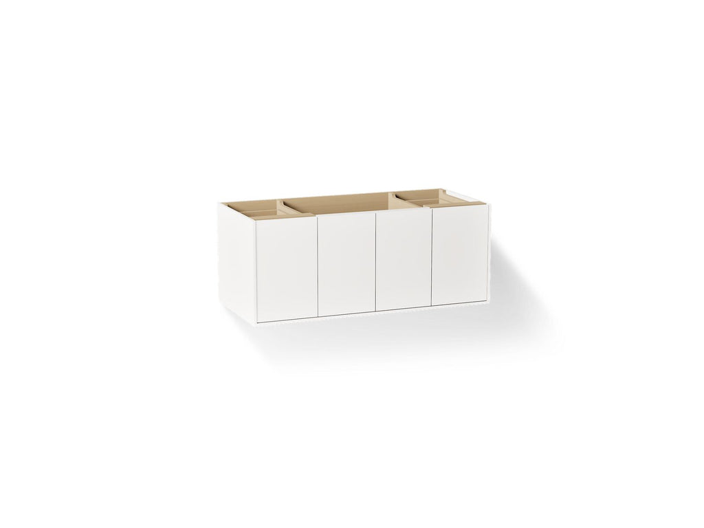KOHLER K-99544-1WA Jute 48" Wall-Hung Bathroom Vanity Cabinet - Linen White