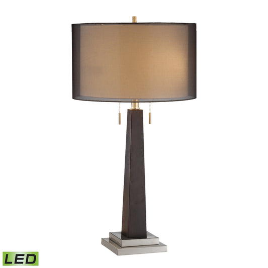 ELK STUDIO 99558-LED Jaycee 29'' High 2-Light Table Lamp - Black - Includes LED Bulbs