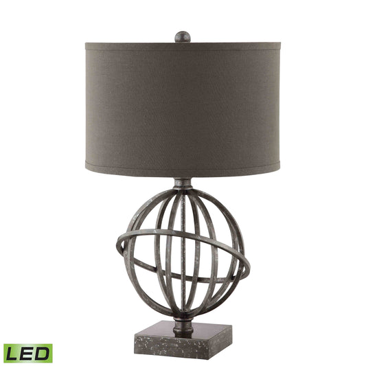 ELK STUDIO 99616-LED Lichfield 25.25'' High 1-Light Table Lamp - Pewter - Includes LED Bulb