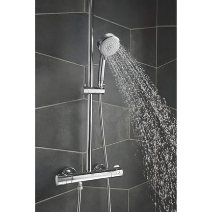 GROHE 26421000 Tempesta Thermostatic Shower System, - Chrome